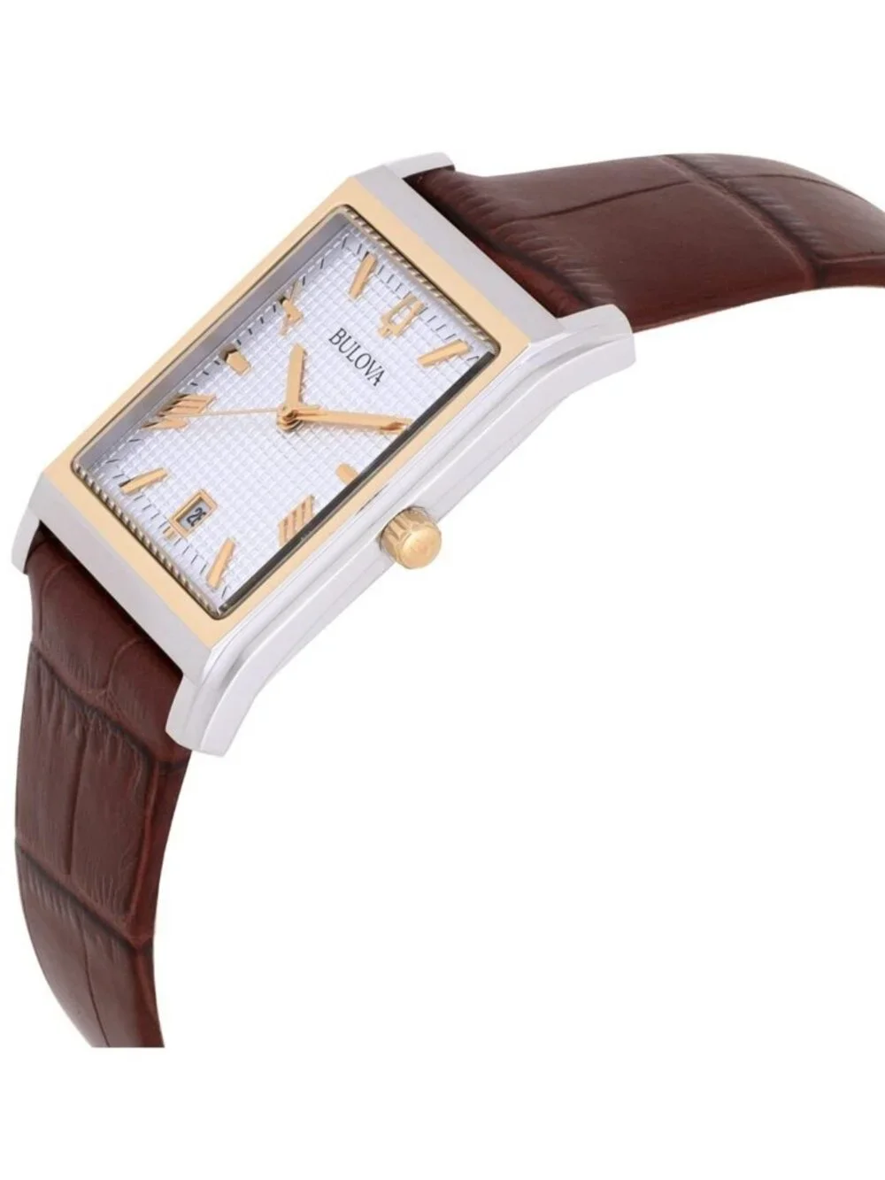 NWT Bulova Sutton Quartz Silver Dial Men's Watch